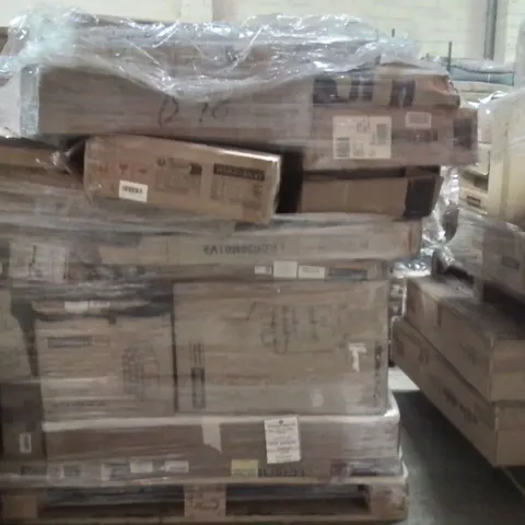 PALLET OF ASSORTED HOUSEHOLD GOODS AND PRODUCTS TO INCLUDE;FLOOR CABINET,COAT RACK,GARMENT RACK