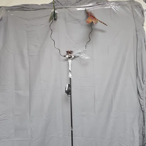 DECORATIVE DRAGONFLY WIRE-ARM FLOOR LAMP – COPPER & METAL FINISH - COLLECTION ONLY 