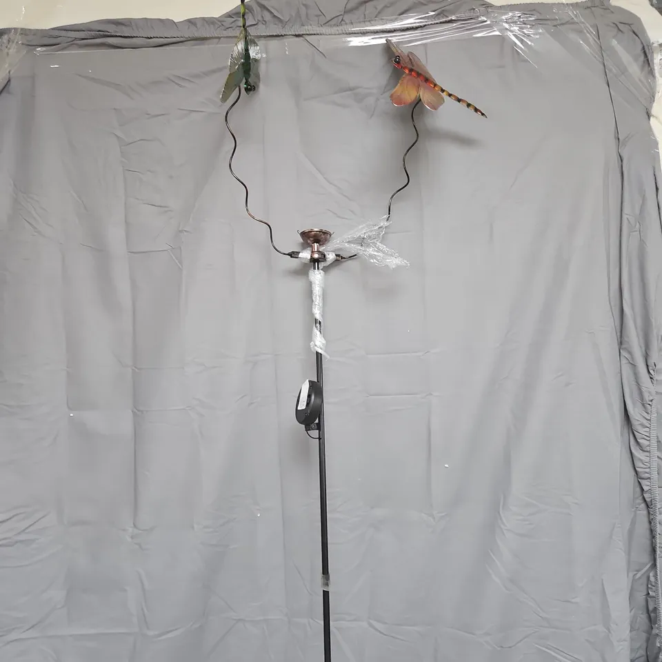 DECORATIVE DRAGONFLY WIRE-ARM FLOOR LAMP – COPPER & METAL FINISH - COLLECTION ONLY 