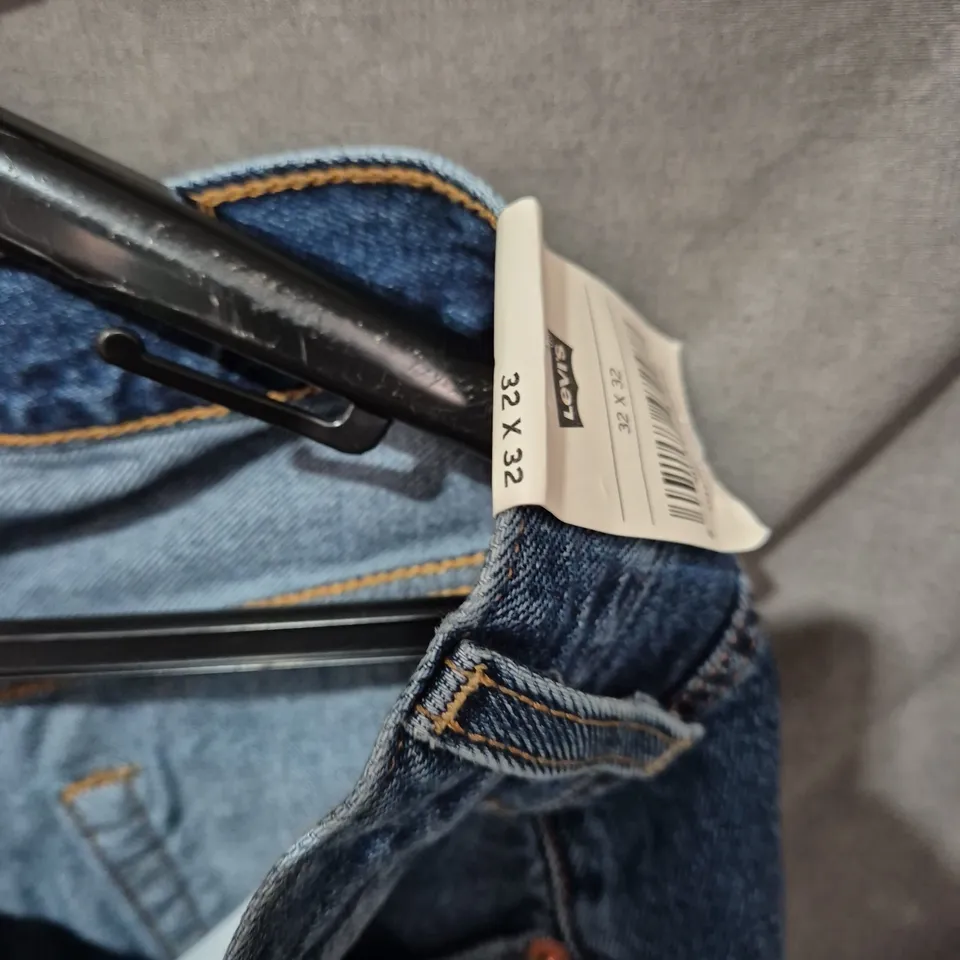 LEVI'S RIBCAGE WIDE LEG JEANS – BLUE DENIM, WOMEN'S, 32 X 32 (UK 14)