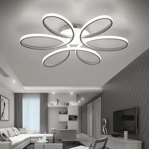 BOXED BERNARDI 1 LIGHT LED SEMI FLUSH MOUNT 10CM