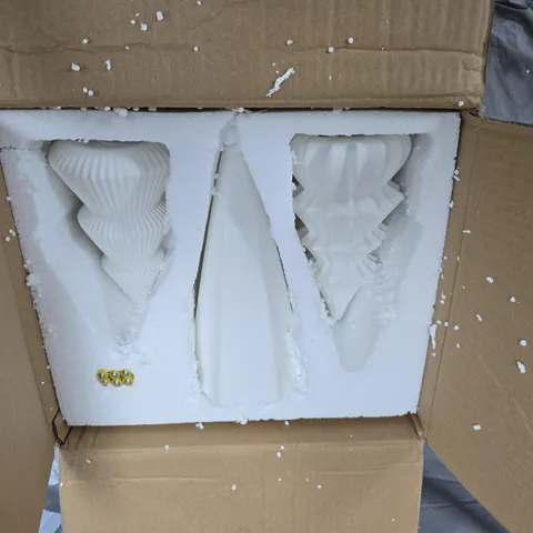 KELLY HOPPEN SET OF 3 PRE LIT PORCELAIN TREES