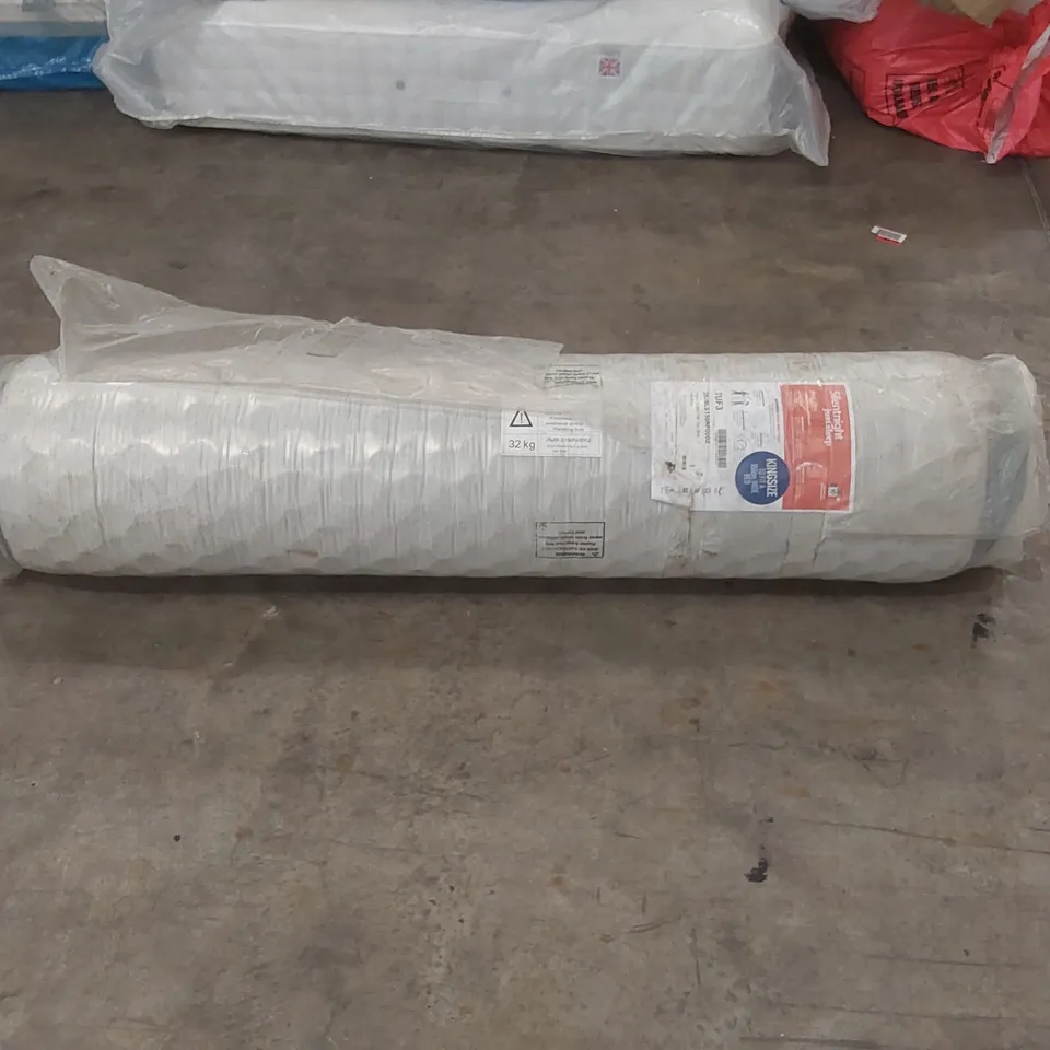QUALITY BAGGED AND ROLLED SILENTNIGHT FLAT TOP JUST BLISS 5FT KING SIZE MATTRESS 