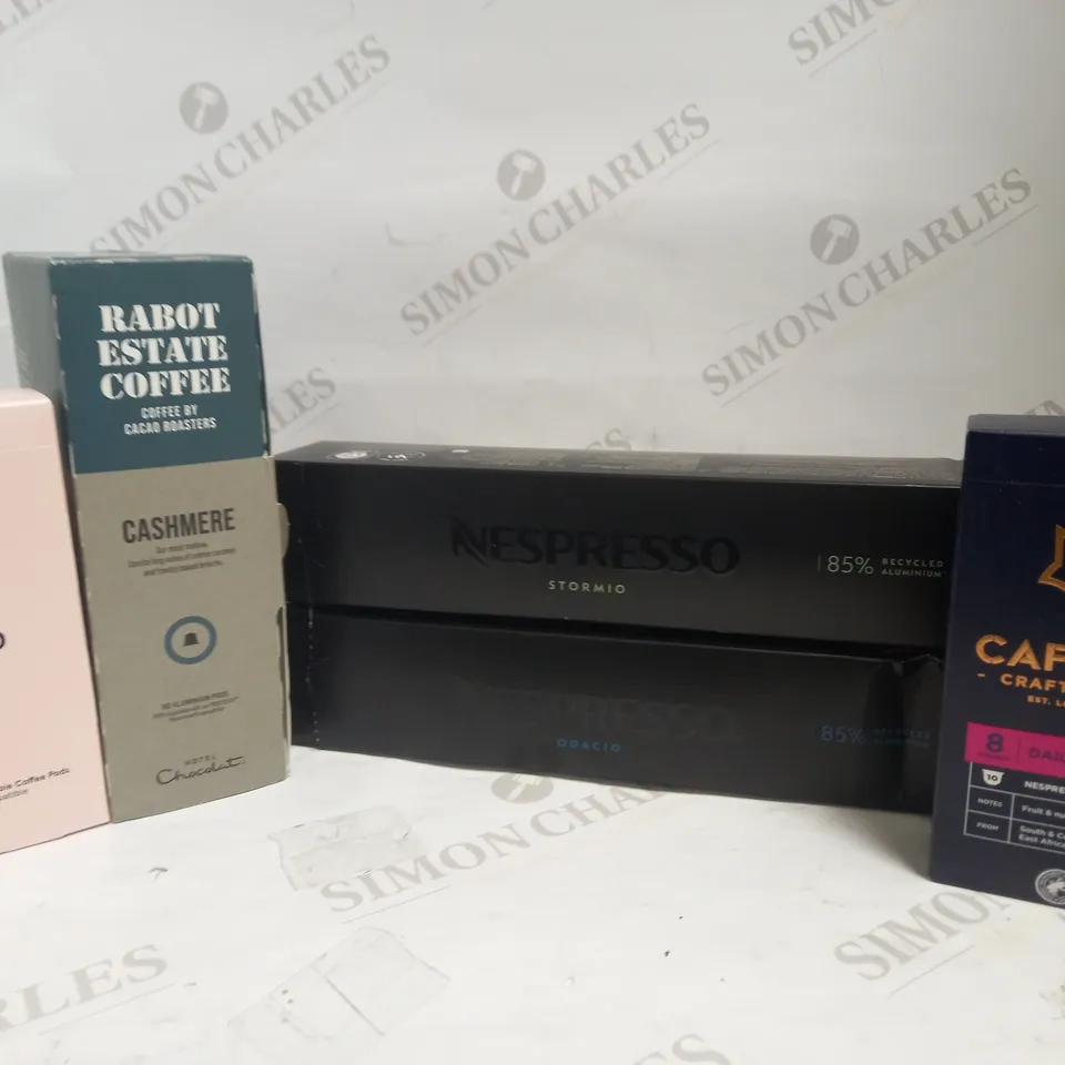 LOT OF 12 PACKS OF NESPRESSO-COMPATIBLE COFFEE PODS