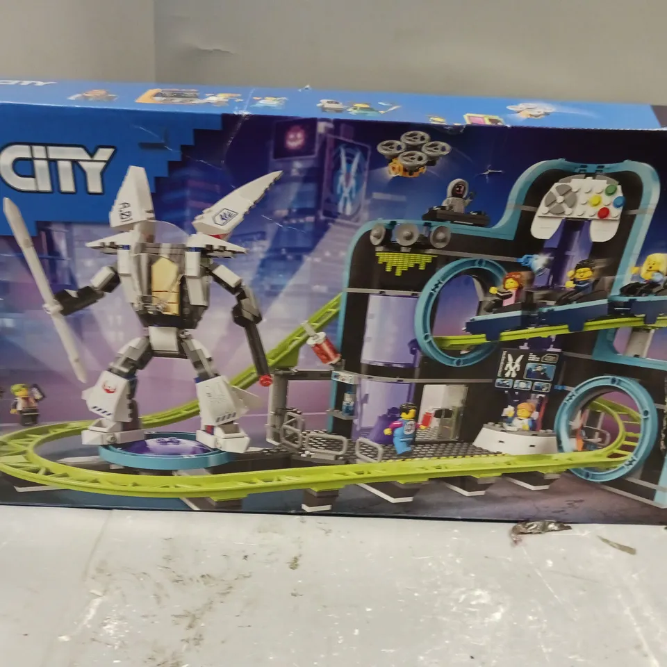 LEGO CITY ROBOT WORLD ROLLER-COASTER PARK TOY 60421 RRP £89.99