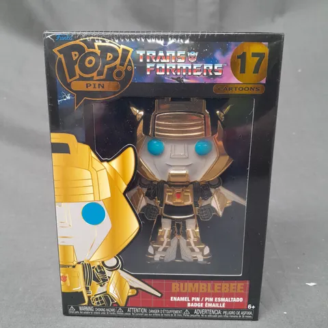 FUNKO POP PIN TRANSFORMERS 17 BUMBLEBEE COLLECTIBLE ENAMEL PIN