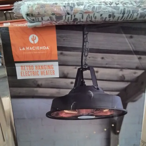 BOXED ELECTRIC HANGING PATIO HEATER