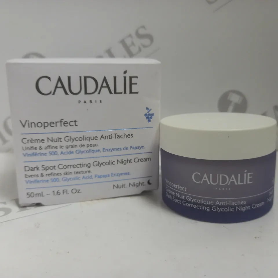 CAUDALIE VINOPERFECT DARK SPOT CORRECTING GLYCOLIC NIGHT CREAM 50ML