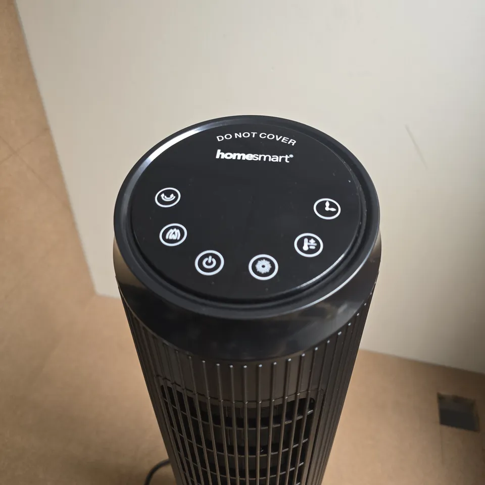 HOMESMART CERAMIC ELECTRIC FAN HEATER – TOWER, BLACK