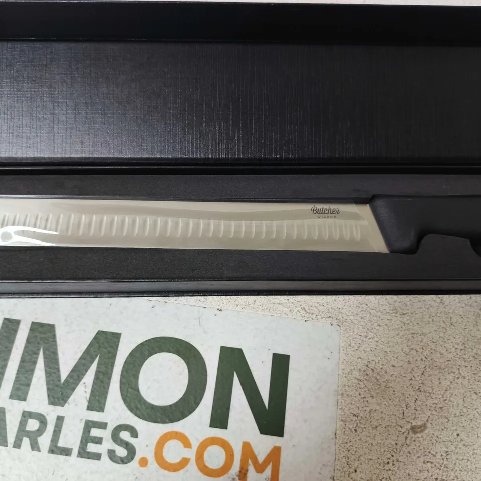 BUTCHER WIZARD CARVING KNIFE – BOXED SLICING KNIFE