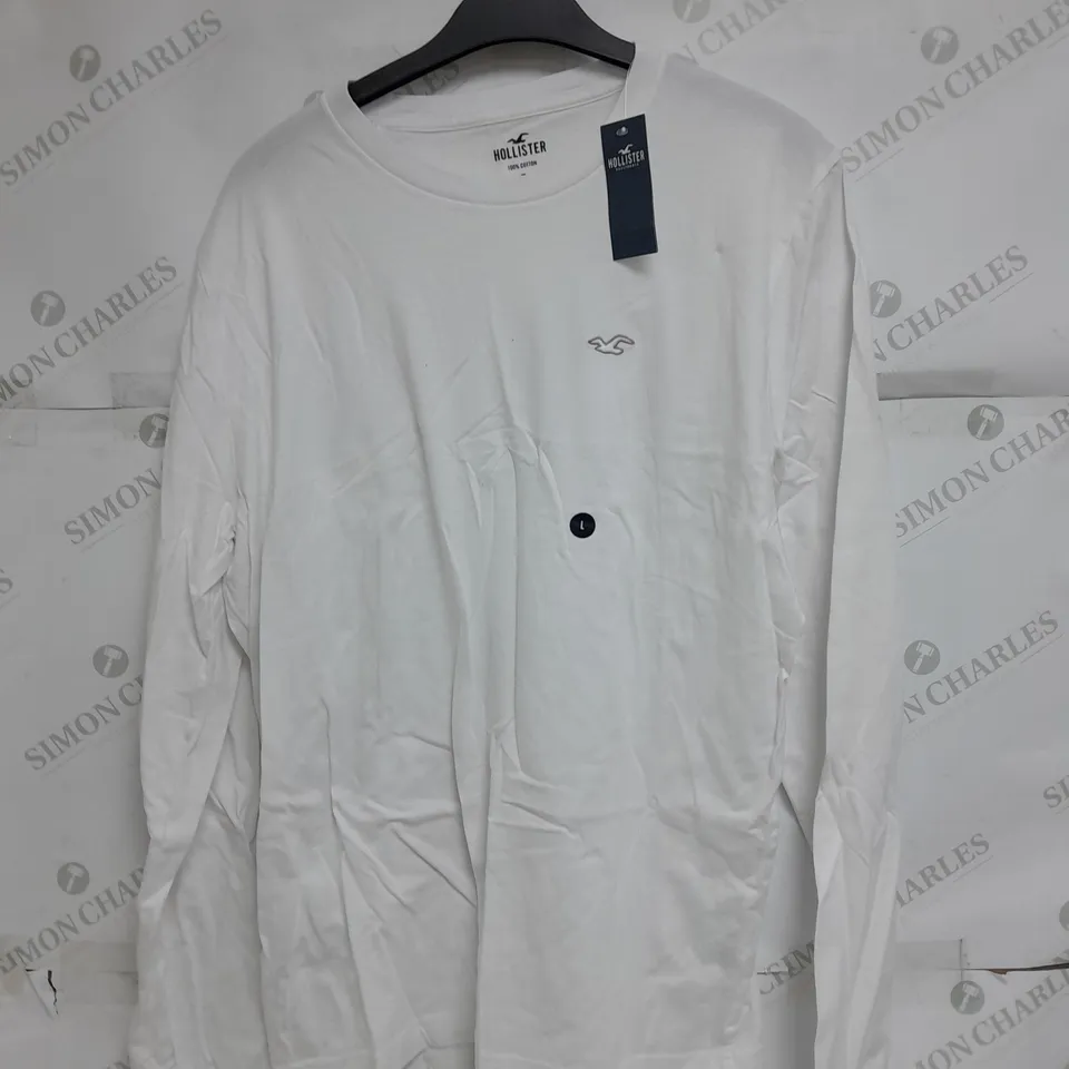 HOLLISTER LARGE BASIC LONG SLEEVE TEE 