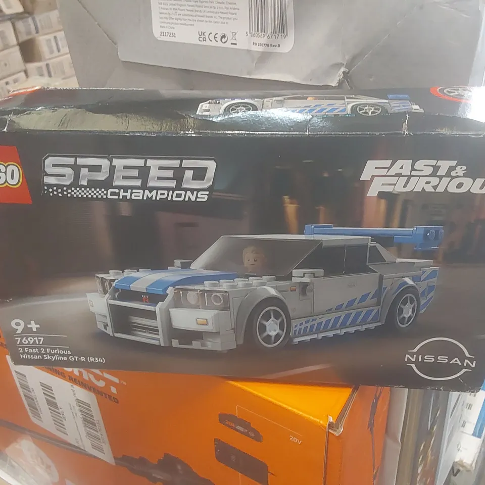 BOXED LEGO SPEED CHAMPION FAST AND FURIOUS - 2 FAST 2 FURIOUS NISSAN SKYLINE GT-R - 76917