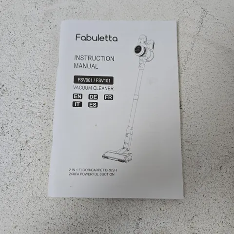 FABULETTA CORDLESS VACUUM CLEANER FSV001