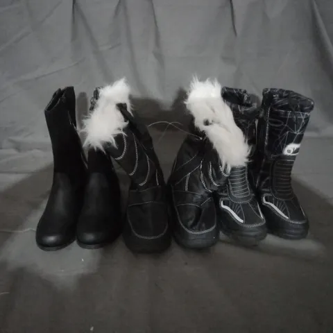 APPROXIMATELY 10 PAIRS OF ASSORTED KIDS SHOES IN VARIOUS STYLES AND SIZES
