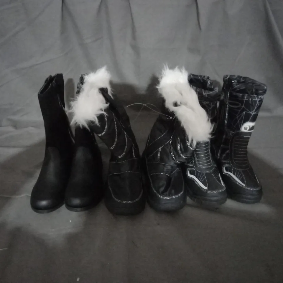 APPROXIMATELY 10 PAIRS OF ASSORTED KIDS SHOES IN VARIOUS STYLES AND SIZES 
