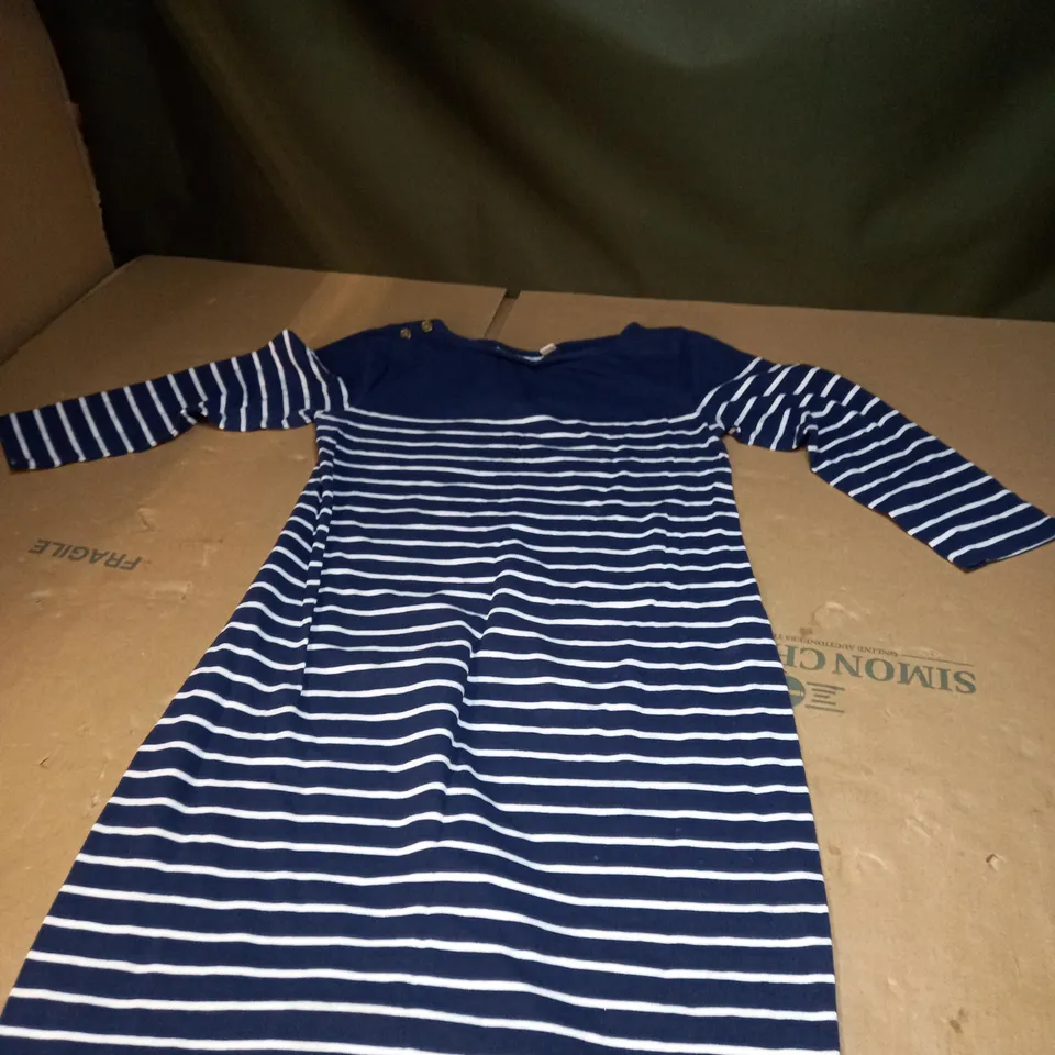 JOJO MAMAN BEBE STRIPPED DRESS SIZE SMALL