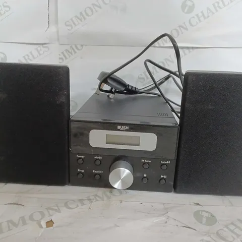 BOXED BUSH MICRO SYSTEM IN BLACK