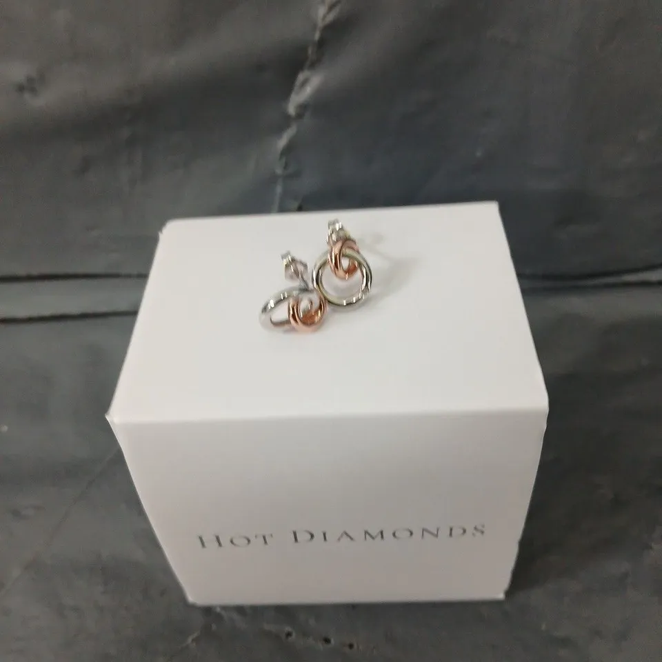 HOT DIAMONDS ETERNITY STERLING SILVER EARRINGS RRP £85