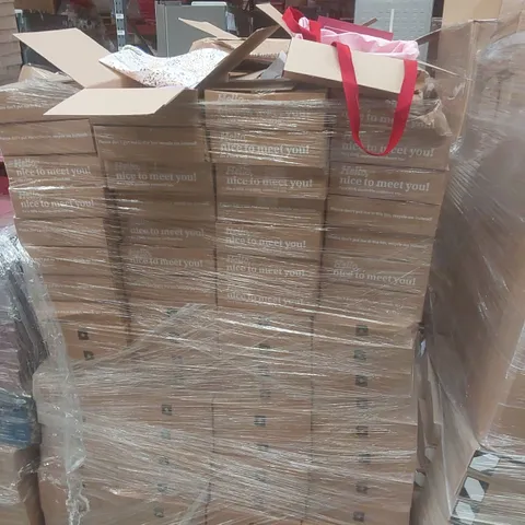 PALLET CONTAINING A VERY LARGE QUANTITY OF ASSORTED BIRCHBOX BEAUTY SETS ECT