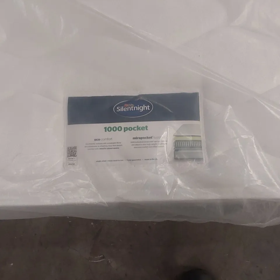 QUALITY BAGGED SILENTNIGHT 1000 POCKET 5' KING SIZE MATTRESS 