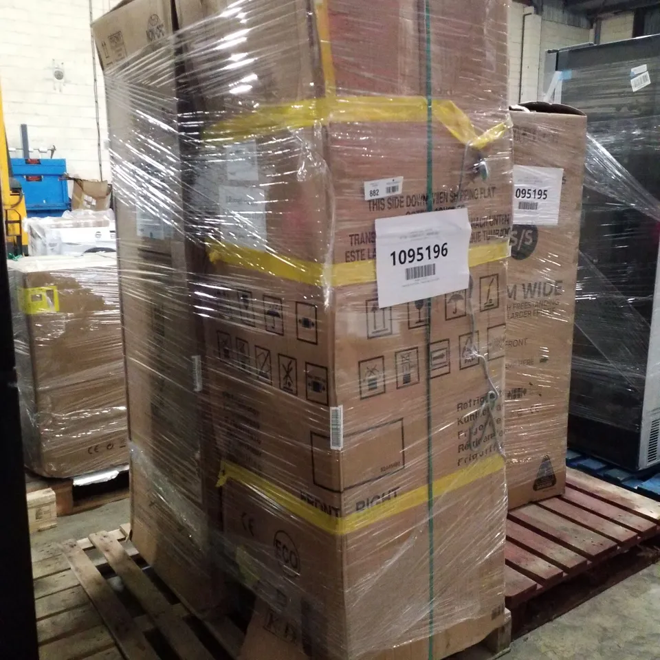 PALLET OF APPROXIMATELY 2 UNPROCESSED RAW RETURN WHITE GOODS TO INCLUDE