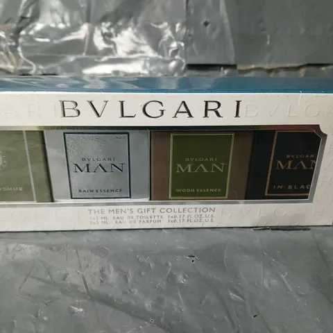 SEALED BULGARI MENS EAU DE TOILETTE AND EAU DE PARFUM 5ML MINIATURE GIFT SET