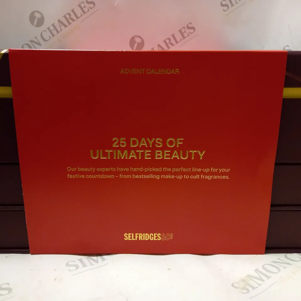 BOXED SELFRIDGES LUXURY BEAUTY ADVENT CALENDAR 2023