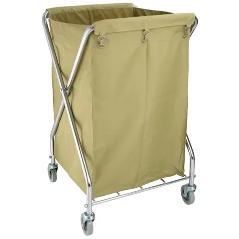 BOXED JANTEX FOLDABLE LINEN TROLLEY 220LTR