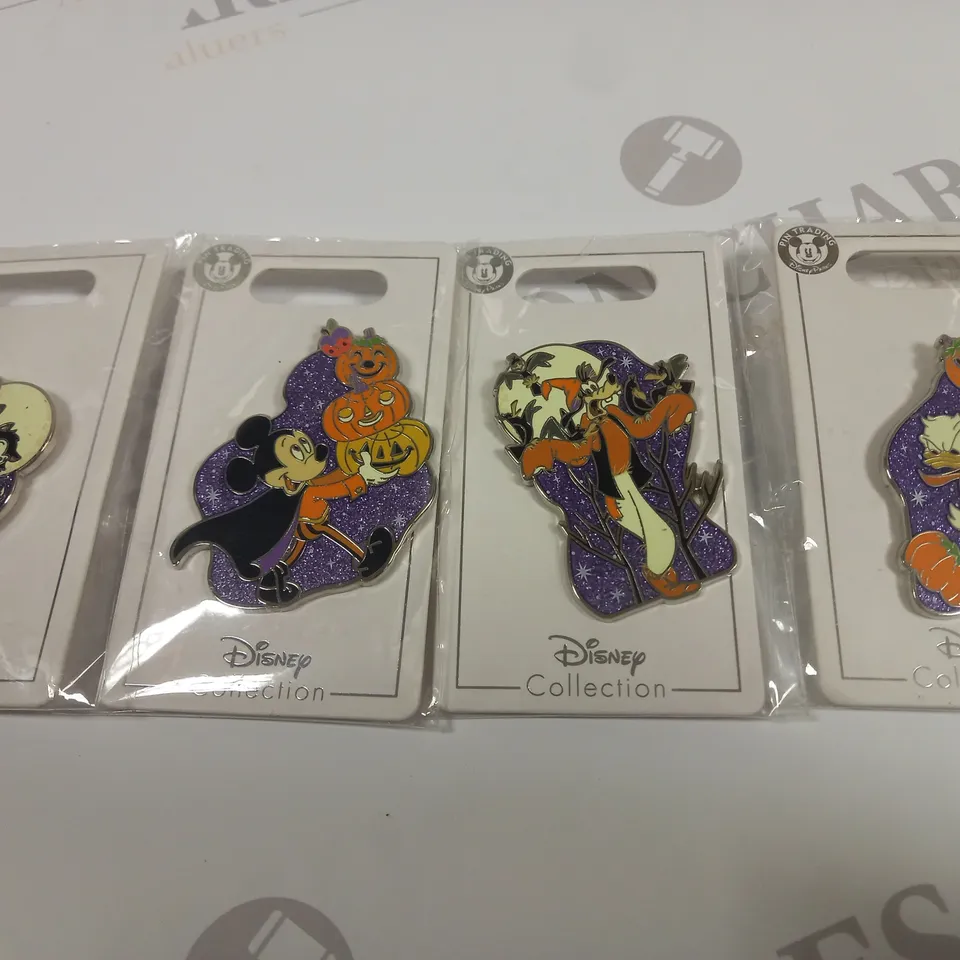 LOT OF 4 DISNEY COLLECTION HALLOWEEN THEMED PINS