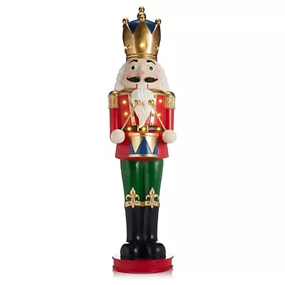 Outlet Santa's Express Large Indoor/Outdoor Pre-Lit Nutcracker