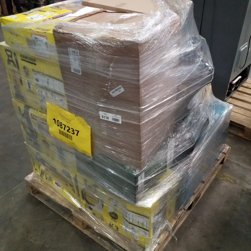 PALLET OF APPROXIMATELY 18 UNPROCESSED RAW RETURN HOUSEHOLD AND ELECTRICAL GOODS TO INCLUDE;