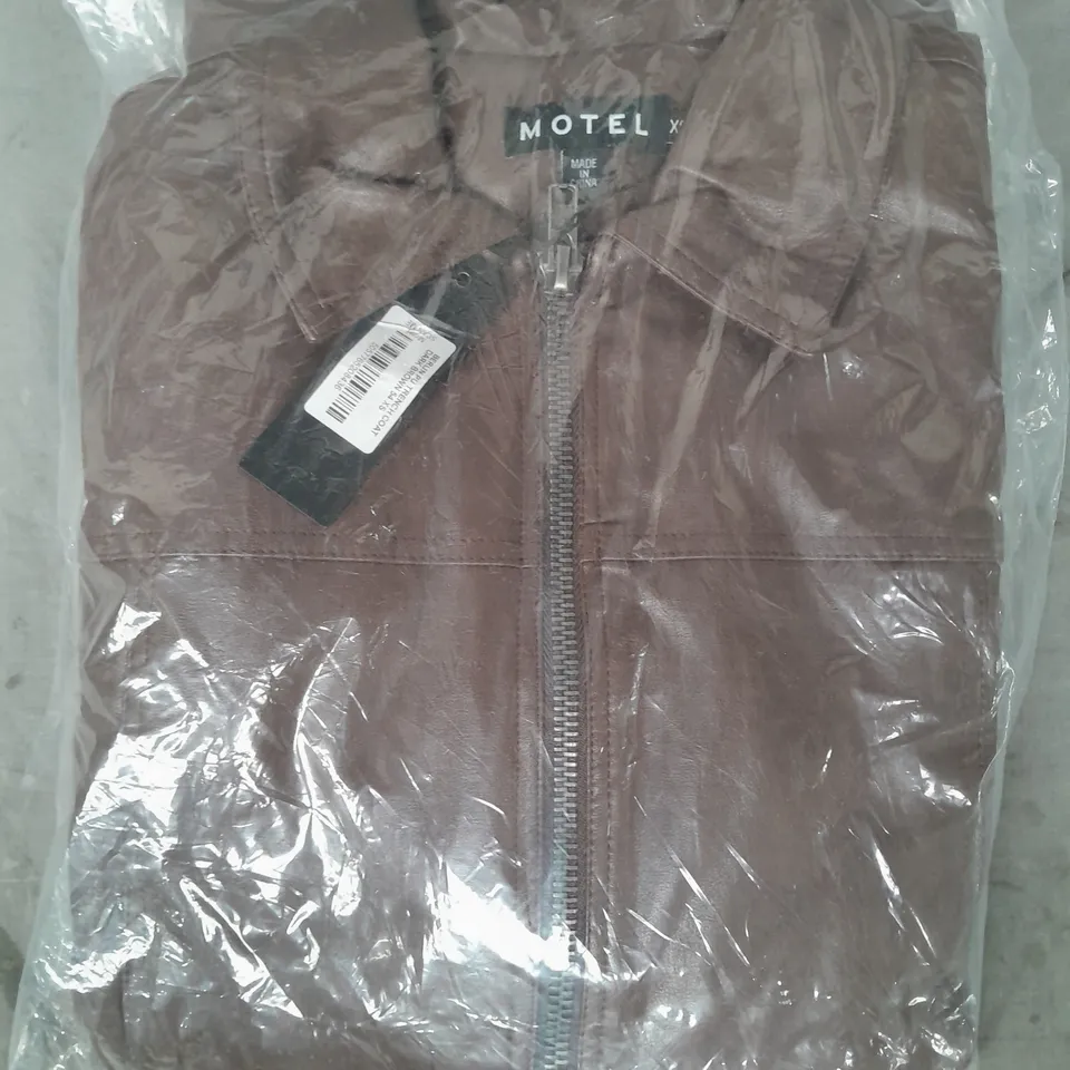 MOTEL TRENCH COAT IN DARK BROWN SIZE XS