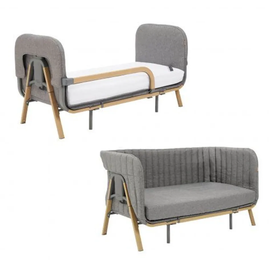 BOXED COZEE XL SOFA EXPANSION PACK OAK/CHARCOAL (2 BOXES)