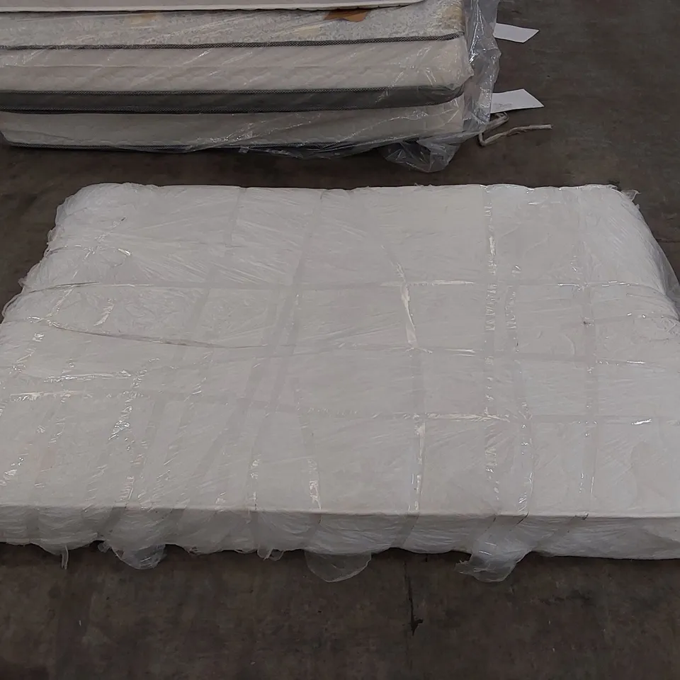 QUALITY BAGGED 4'6" OPEN COIL SPRING MEMORY MATTRESS 