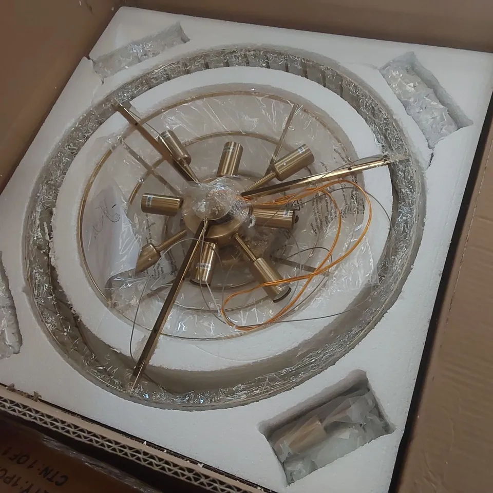 BOXED PENDANT CHANDELIER 