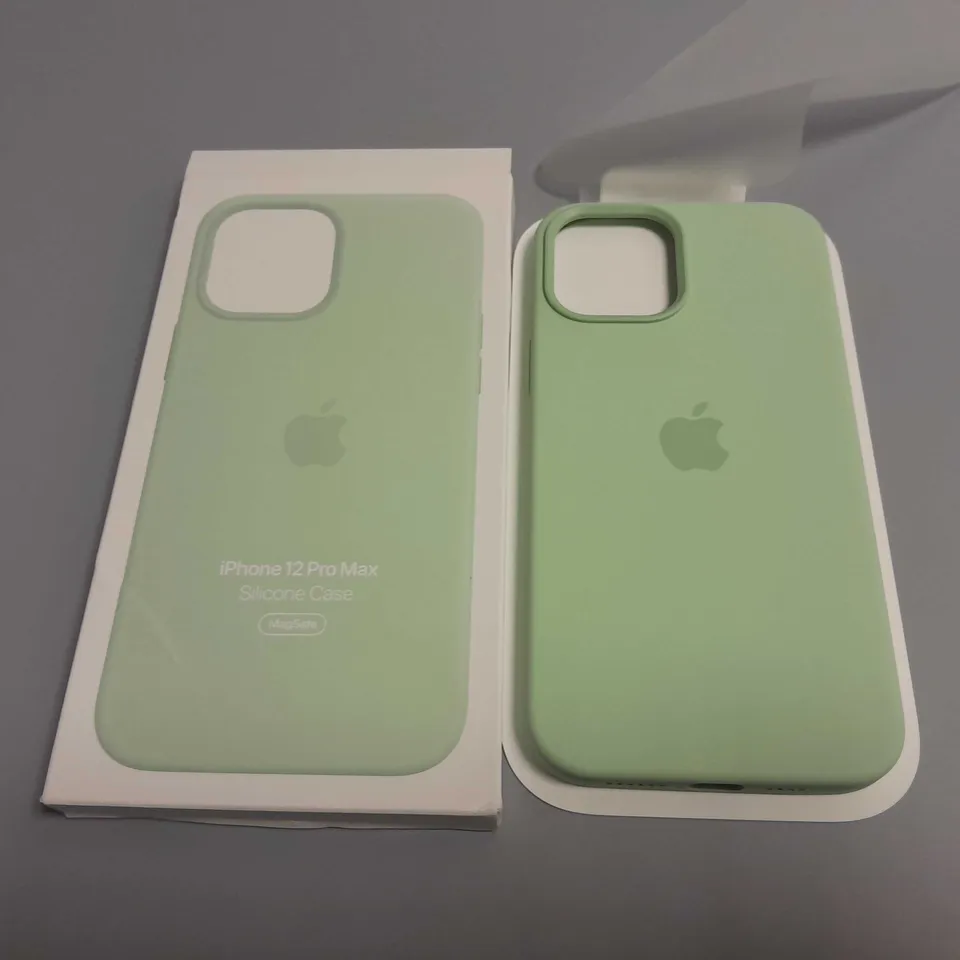APPLE IPHONE 12 PRO MAX SILICONE CASE IN PISTACHIO