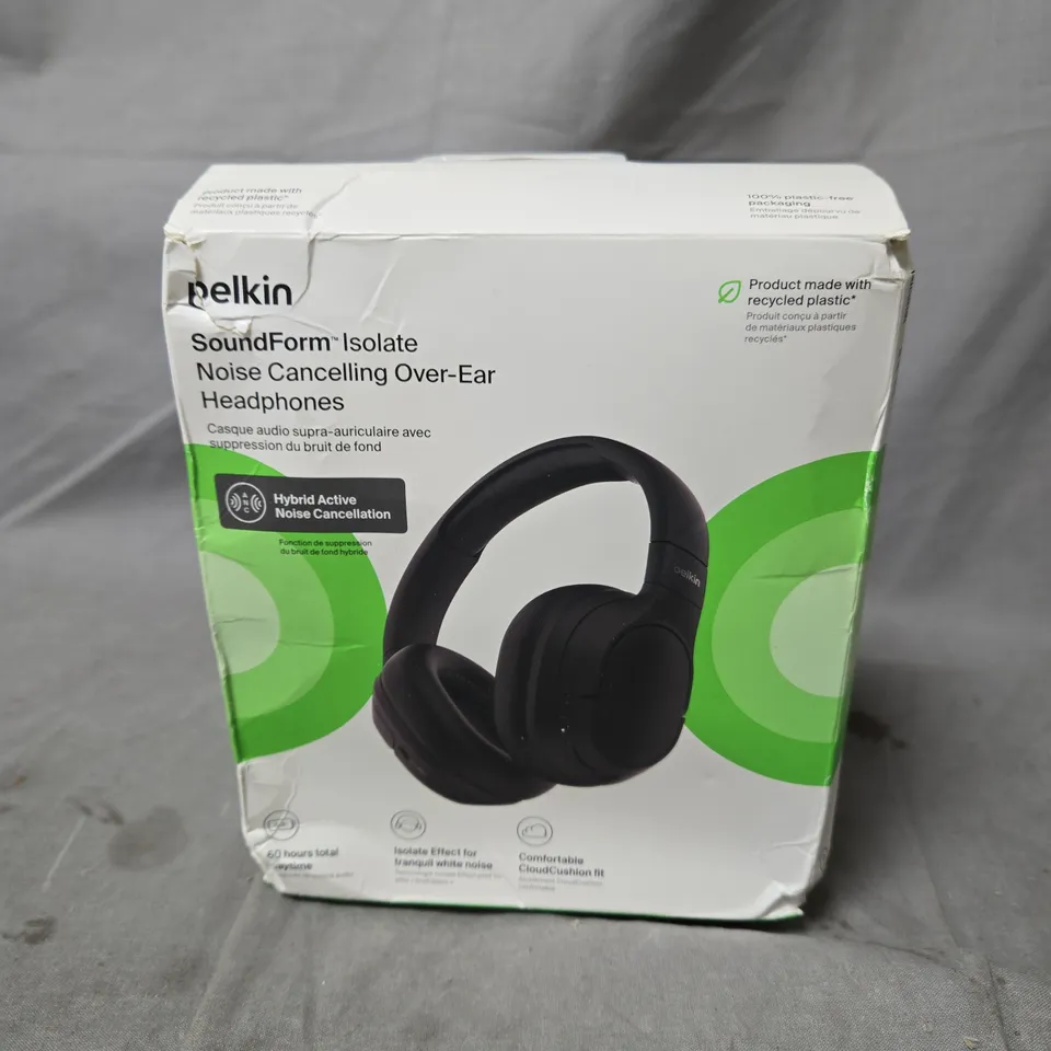 BELKIN SOUNDFORM NOISE CANCELLING OVER-EAR HEADPHONES