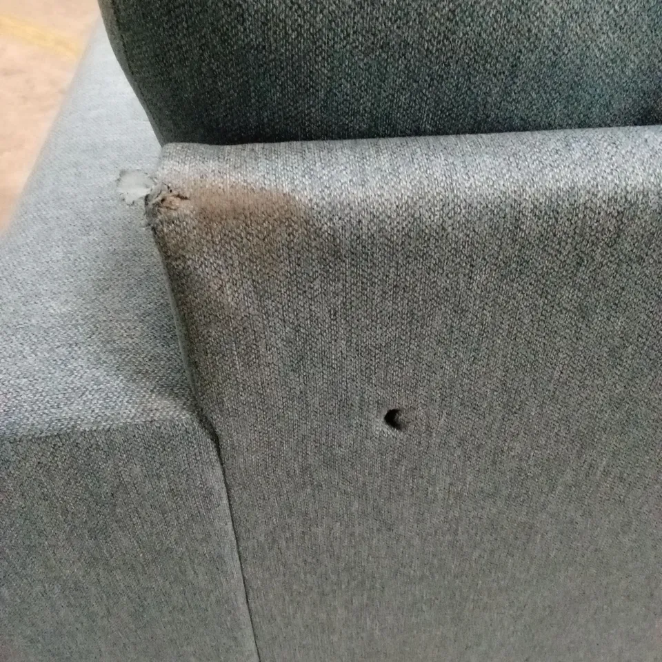 PRENT FABRIC 2 SEATER SOFA - TEAL RRP £799