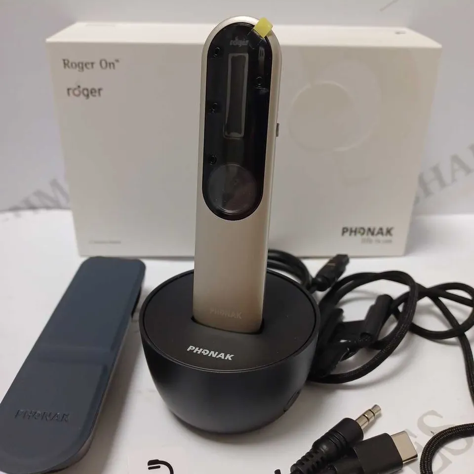 PHONAK ROGER ON TRANSMITTING MICROPHONE