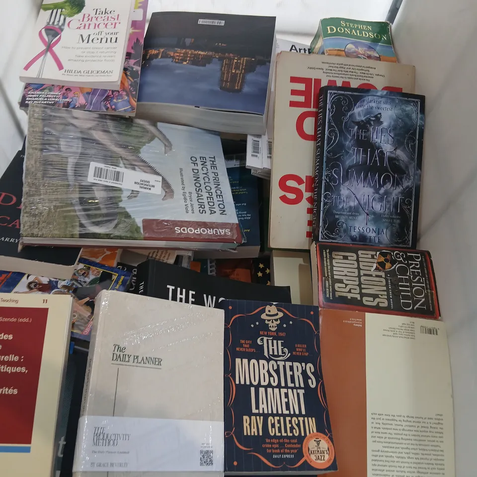 LARGE QUANTITY OF ASSORTED FICTION AND NON FICTION BOOKS