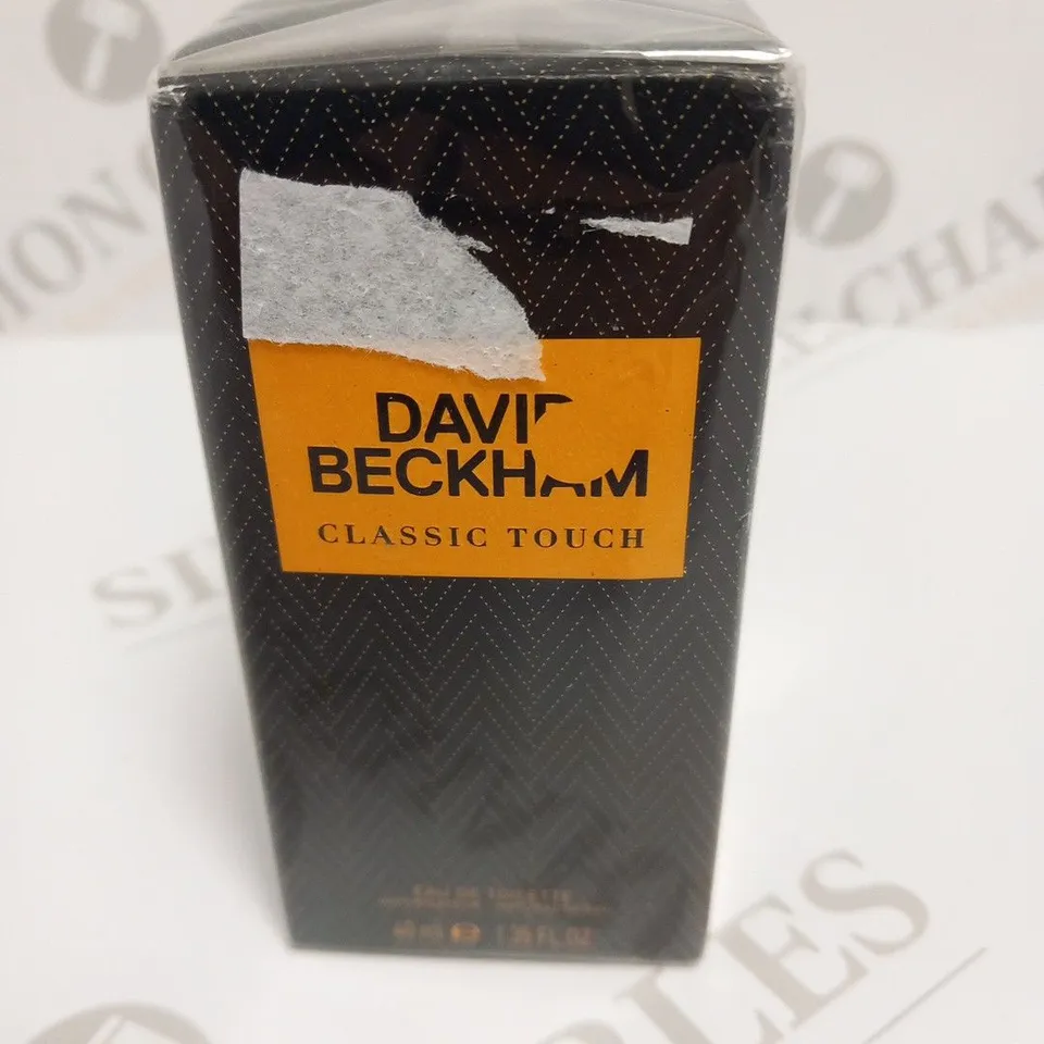 BOXED DAVID BECKHAM CLASSIC TOUCH EAU DE TOILETTE 40ML