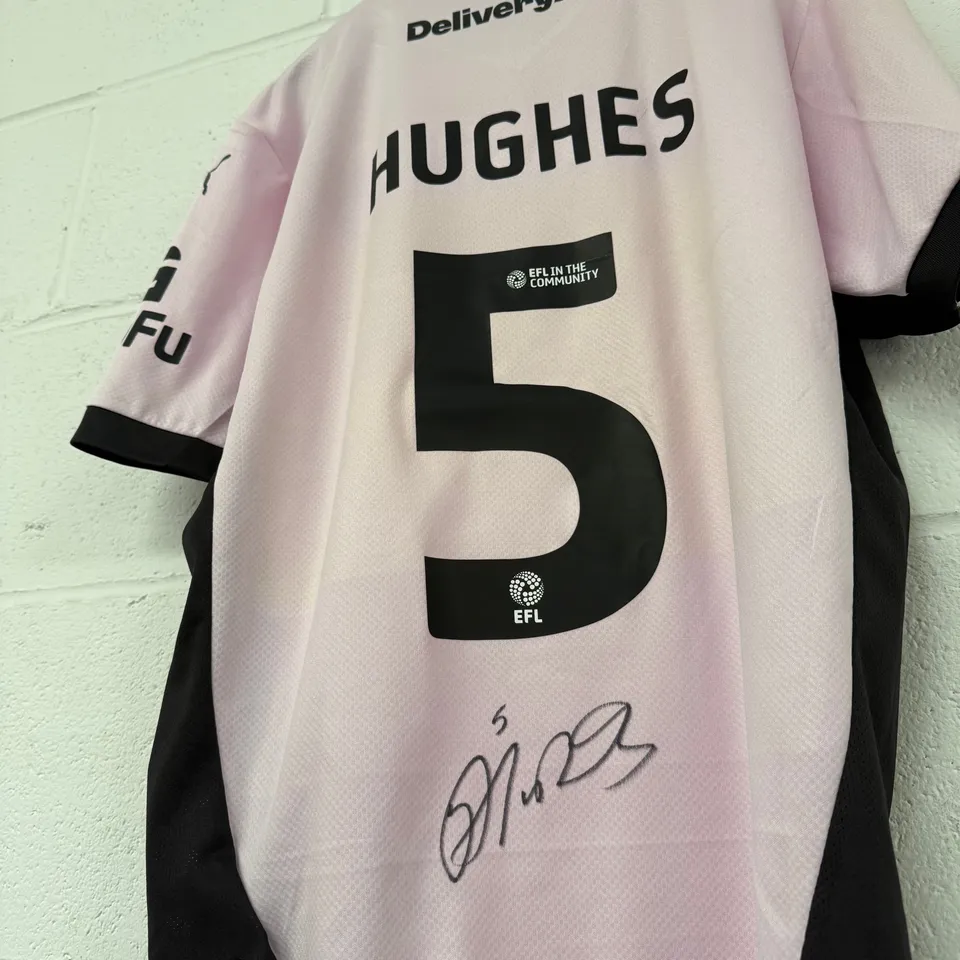 #5 - Samuel Hughes - FA Cup Football Shirt 24/25 - Size L - Signed