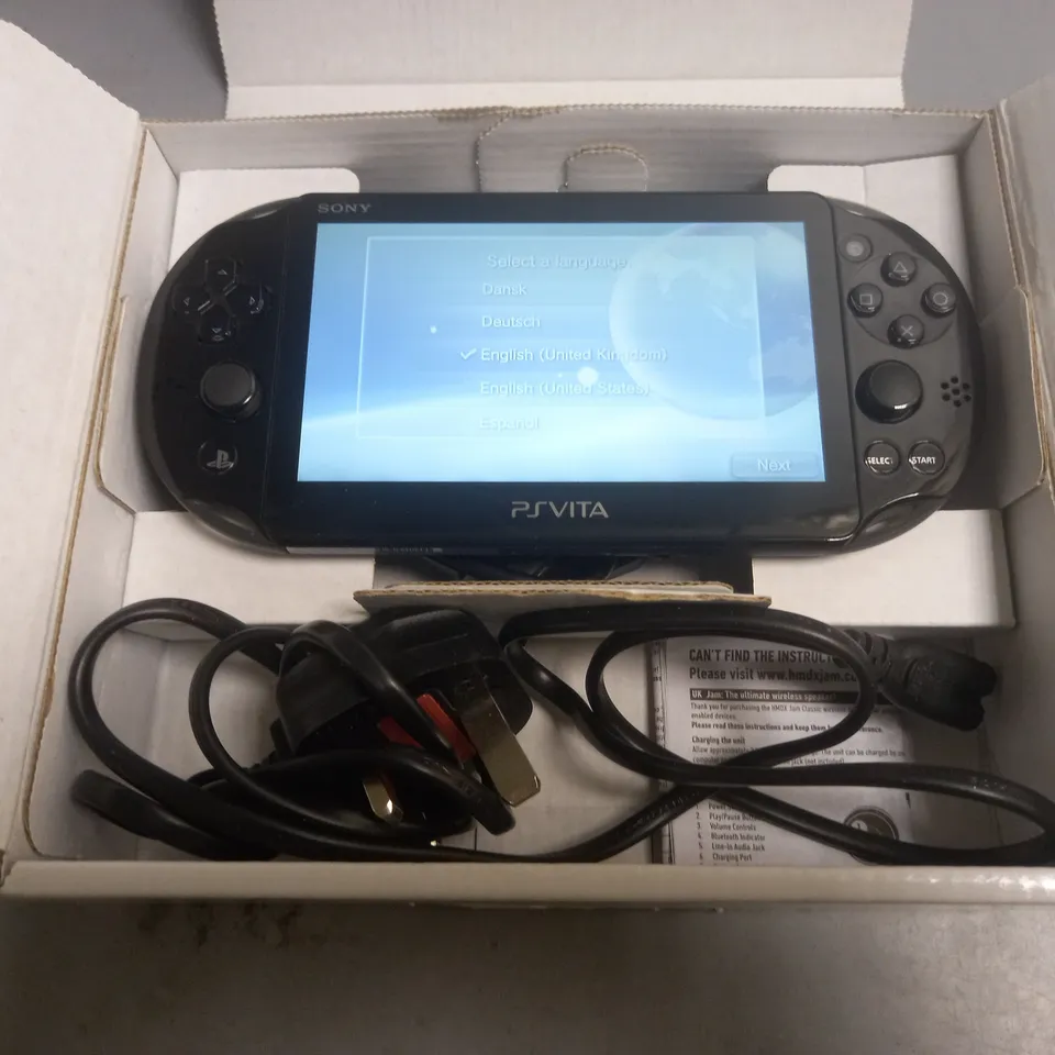 BOXED SONY PS VITA HANDHELD GAMES CONSOLE
