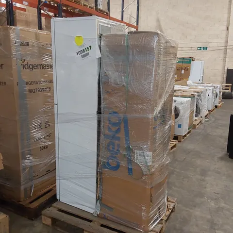 BEKO CFG4501W FRIDGE FREEZER AND BEKO CFG4582W 5050 FREESTANDING FRIDGE FREEZER - UNPROCESSED RAW RETURNS