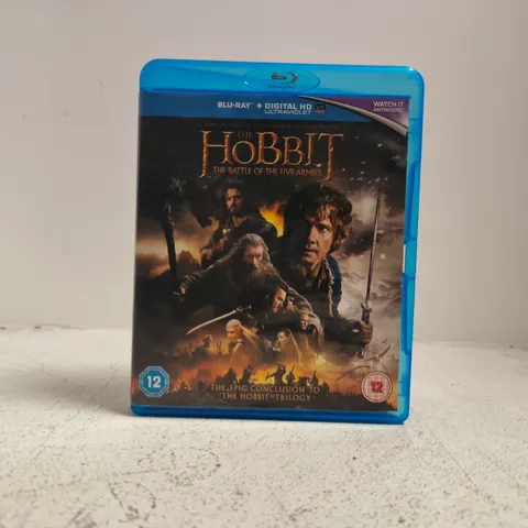 THE HOBBIT THE BATTLE OF THE FIVE ARMIES BLU-RAY DVD
