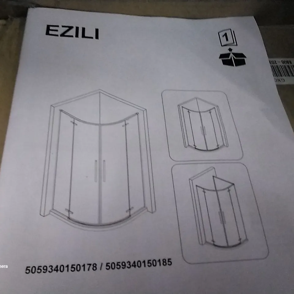 BOXED EZILI SHOWER QUADRANT PART