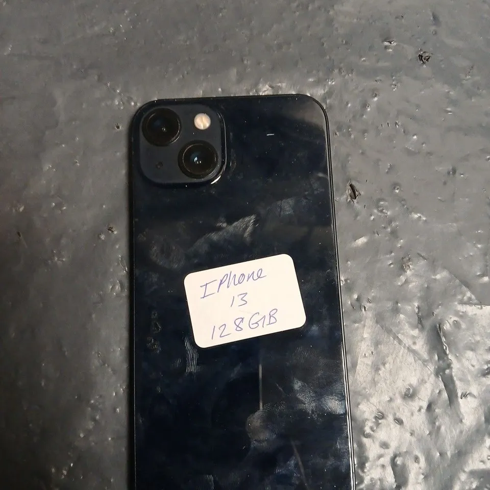 IPHONE 13 128GB – BLACK - LOCKED TO ORIGINAL OWNER 