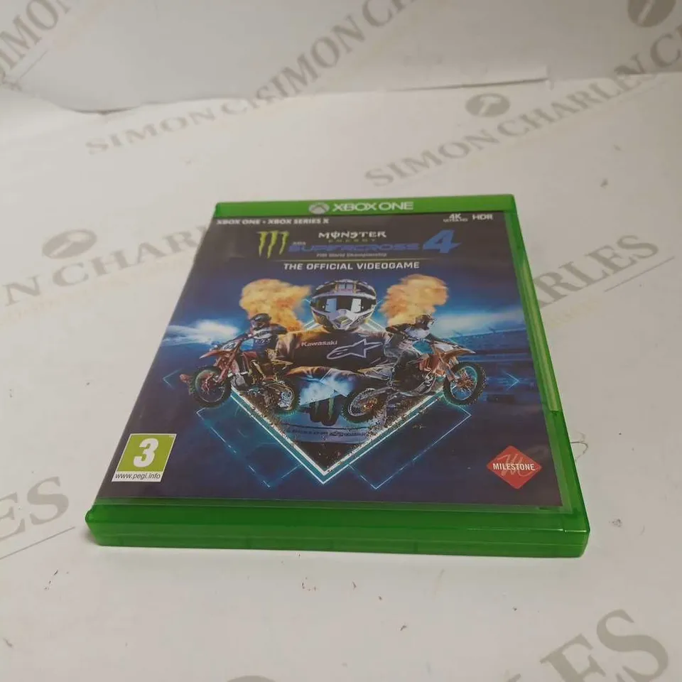 XBOX ONE . XBOX SERIES X MONSTER ENERGY SUPERCROSS 4