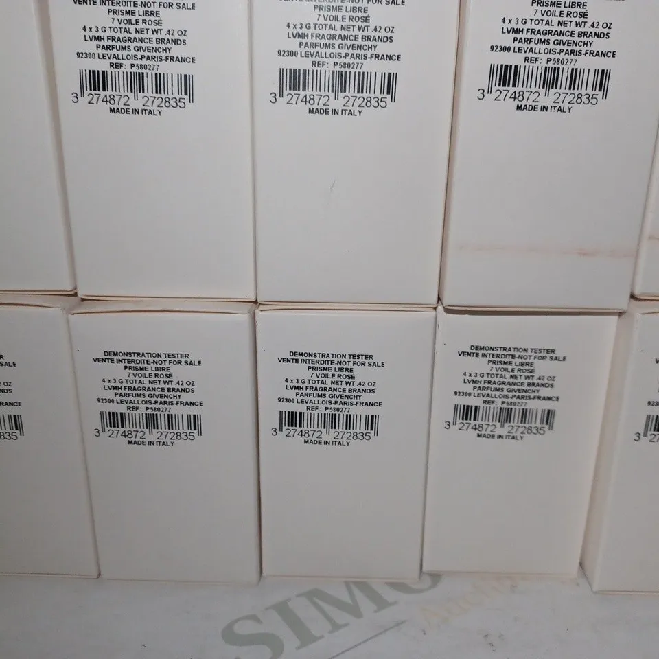 LOT OF APPROX 10 GIVENCHY PRISME LIBRE POWDERS - 7 VIOLE ROSE 