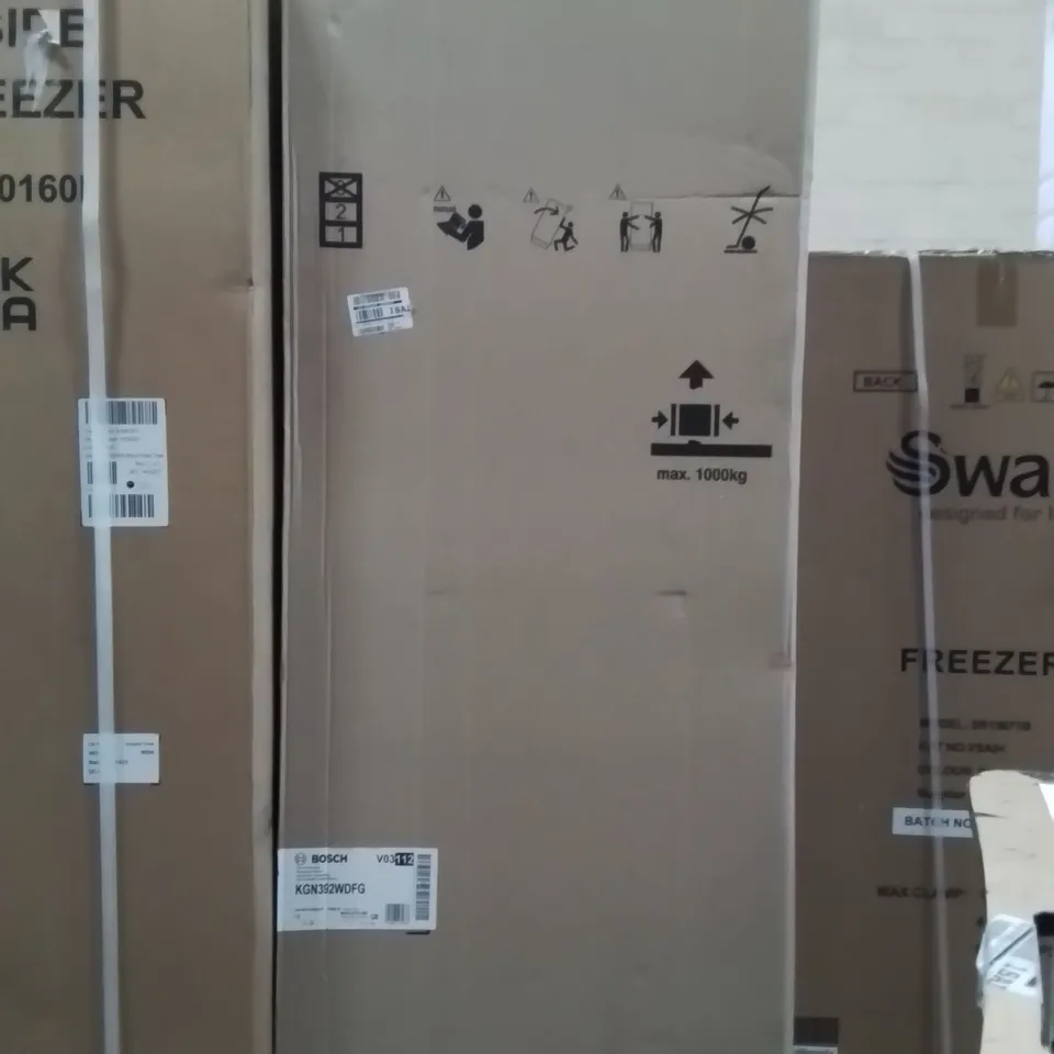 BOXED BOSCH KGN392WDFG SERIES 4 203CM HIGH 70/30 FROST FREE FRIDGE FREEZER IN WHITE 60CM WIDE